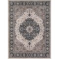 Concord Global 5 ft. 3 in. x 7 ft. 3 in. Kashan Medallion - Ivory 28525
